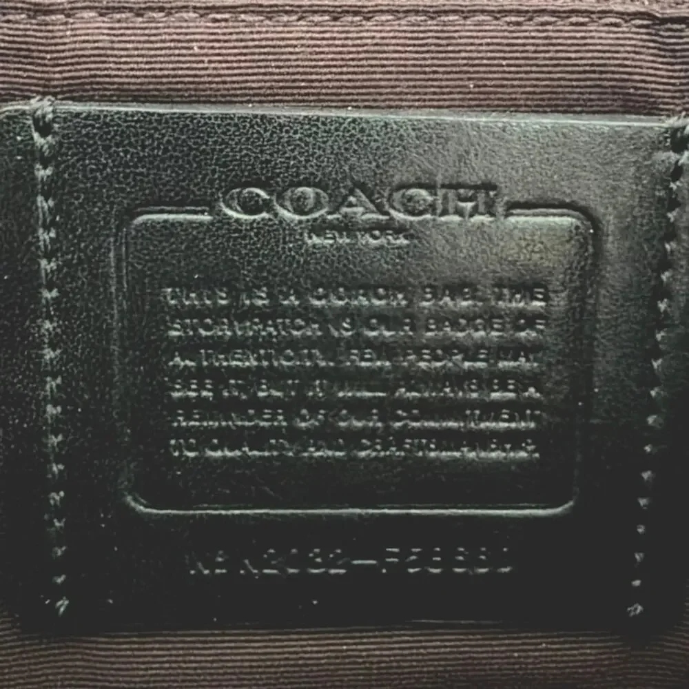 Coach Black Leather Derby Tote with Gold Logo Capsule Minimalist Elevated Basics